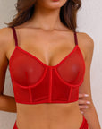 Darrell Lingerie Set - Red-Fascinating_Nights
