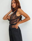 Ember Signature Satin Pants Set - Black-Fascinating_Nights