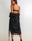 Regina Signature Silky Robe Set - Black-Fascinating_Nights