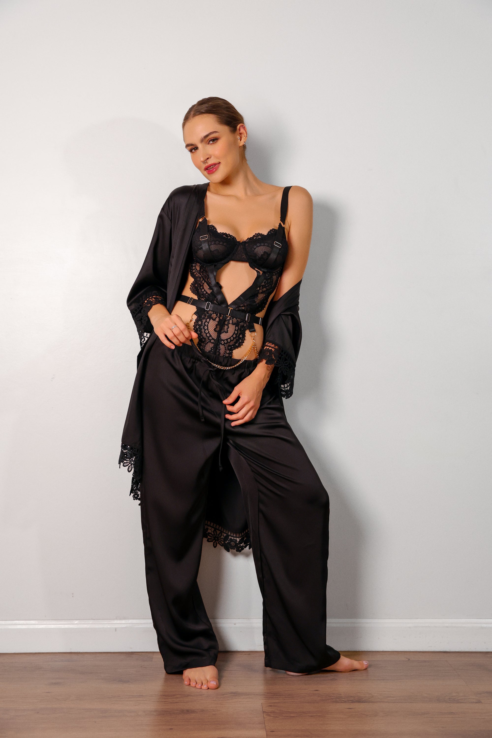 Regina Trio Set - Black