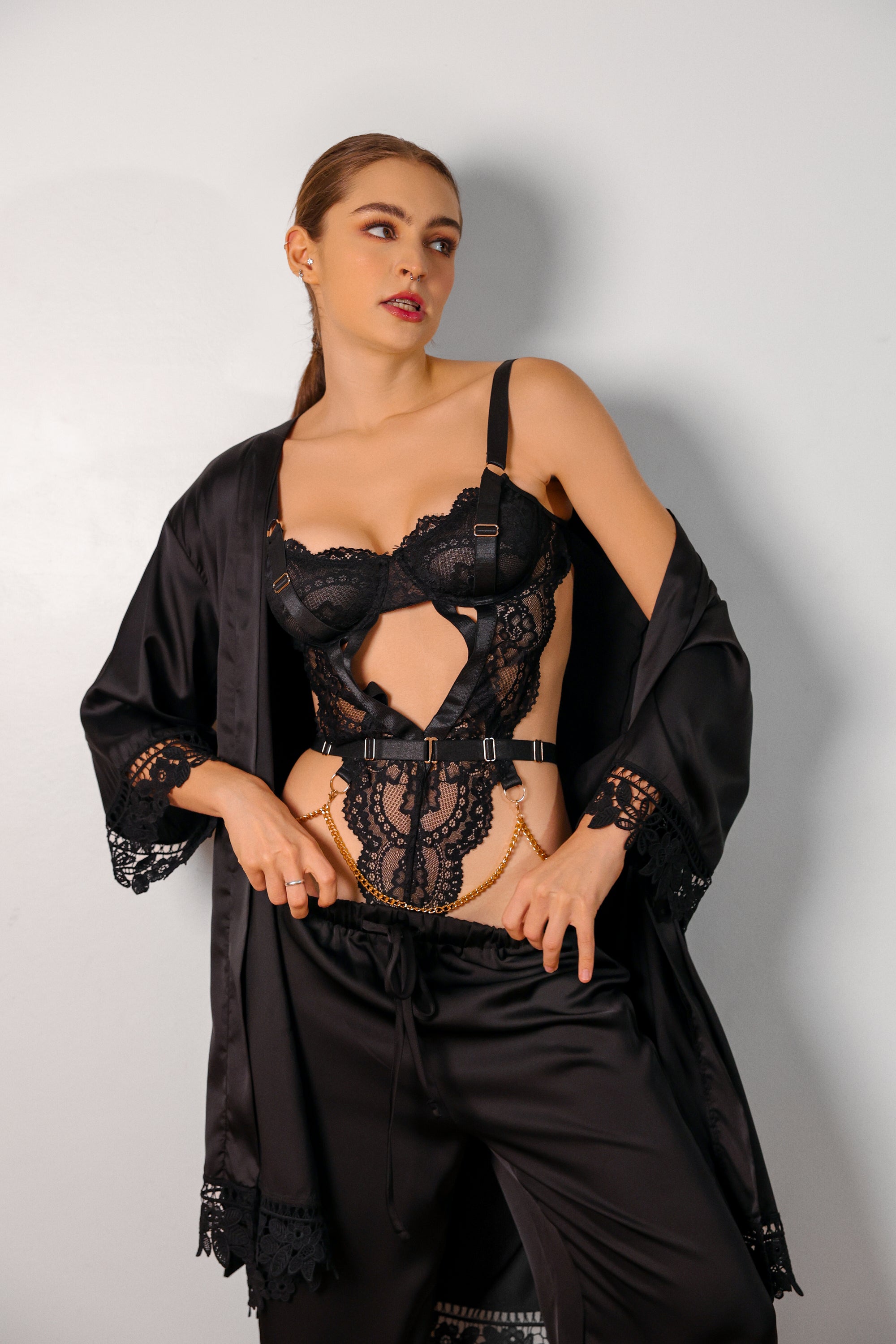 Regina Trio Set - Black