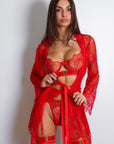 Sidonie Red Signature Lace Robe Set-Fascinating_Nights