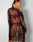 Sidonie Red Signature Lace Robe Set-Fascinating_Nights