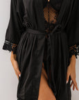 Signature Silky Robe - Black-Fascinating_Nights