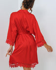 Signature Silky Robe - Red-Fascinating_Nights