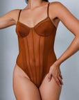 Skyler Bodysuit - Brown-Fascinating_Nights