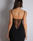 Sophia Lace Back Maxi Dress - Black-Fascinating_Nights