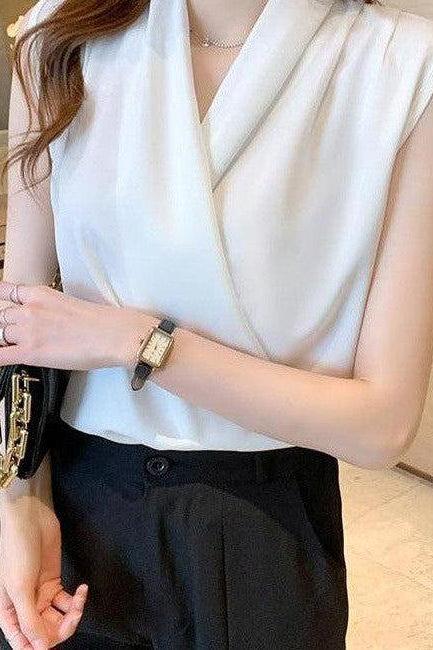 Aanya Blouse - White-Fascinating_Nights