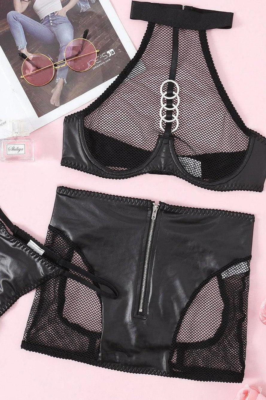 Agnes Lingerie Set - Black-Fascinating_Nights