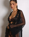 Alexa Noir Muse Robe Set - Black-Fascinating_Nights