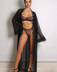 Alexa Noir Muse Robe Set - Black-Fascinating_Nights