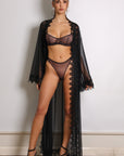 Alexa Noir Muse Robe Set - Black-Fascinating_Nights