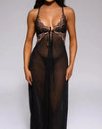 Alivia Babydoll Set - Black-Fascinating_Nights