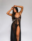 Alivia Babydoll Set - Black-Fascinating_Nights