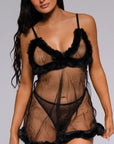 Aloisia Babydoll Set - Black-Fascinating_Nights