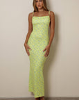 Amelie Floral Maxi Dress - Yellow-Fascinating_Nights