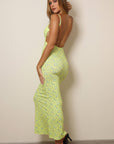 Amelie Floral Maxi Dress - Yellow-Fascinating_Nights
