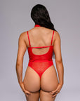 Amor Bodysuit - Red-Fascinating_Nights