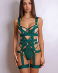 Anahi Bodysuit - Green-Fascinating_Nights