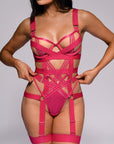 Anahi Bodysuit - Pink-Fascinating_Nights