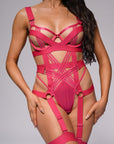 Anahi Bodysuit - Pink-Fascinating_Nights
