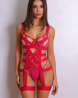 Anahi Bodysuit - Pink-Fascinating_Nights