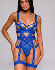 Anahi Bodysuit - Royal Blue-Fascinating_Nights
