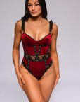 Anna Bodysuit - Burgundy-Fascinating_Nights