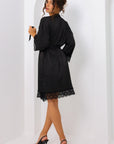 Belén Silky Robe - Black-Fascinating_Nights