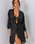 Belén Silky Robe - Black-Fascinating_Nights