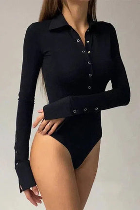Blair Bodysuit - Black-Fascinating Nights