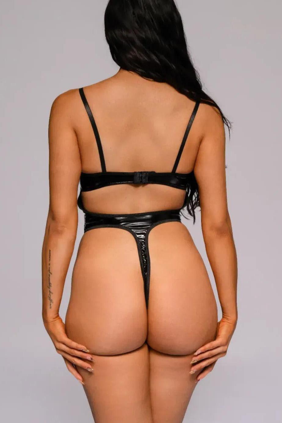 Carmen Bodysuit - Black-Fascinating_Nights