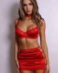 Carmen Open-Side Lingerie Set - Red-Fascinating_Nights