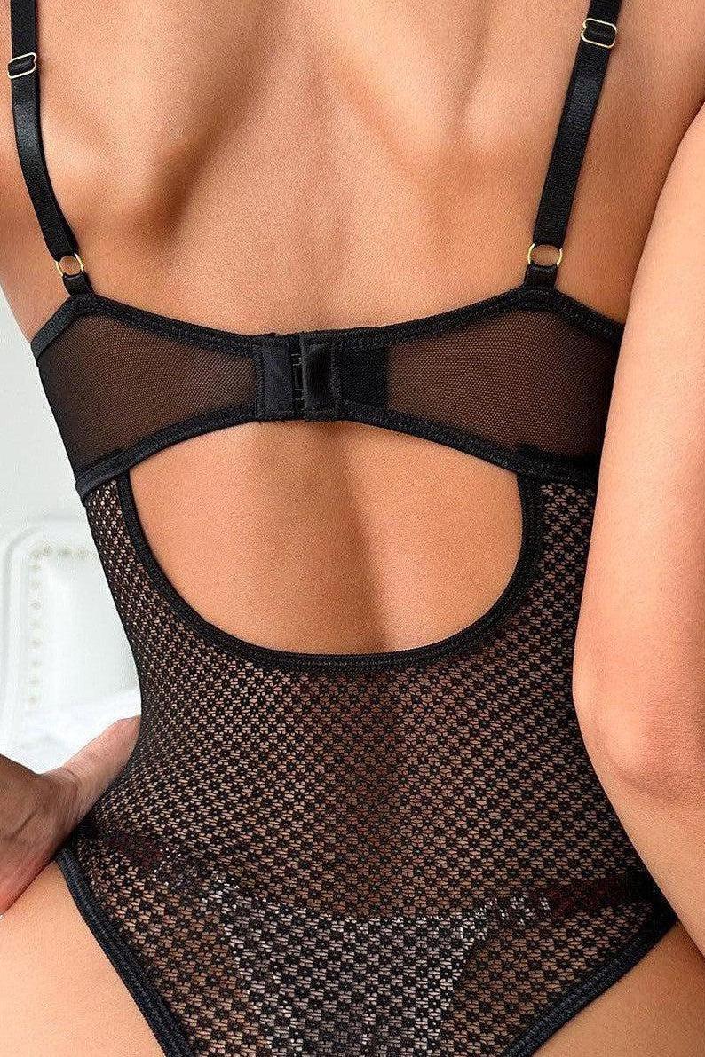 Catalina Bodysuit - Black-Fascinating_Nights