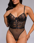 Catalina Bodysuit - Black-Fascinating_Nights