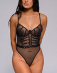 Catalina Bodysuit - Black-Fascinating_Nights