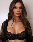 Celeste Lace Robe Set - Black-Fascinating_Nights