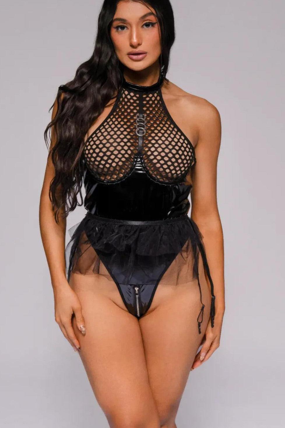 Desiree Bodysuit - Black-Fascinating_Nights