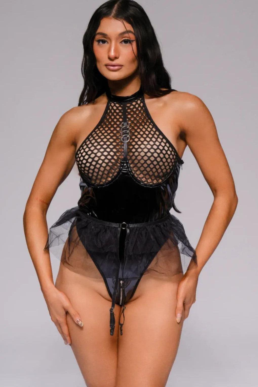 Desiree Bodysuit - Black-Fascinating_Nights