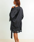 Ember Bodysuit Silky Robe Set - Black-Fascinating_Nights