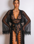 Ember Noir Muse Robe Set - Black-Fascinating_Nights