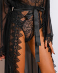 Ember Noir Muse Robe Set - Black-Fascinating_Nights
