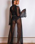 Ember Noir Muse Robe Set - Black-Fascinating_Nights