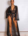 Ember Noir Muse Robe Set - Black-Fascinating_Nights