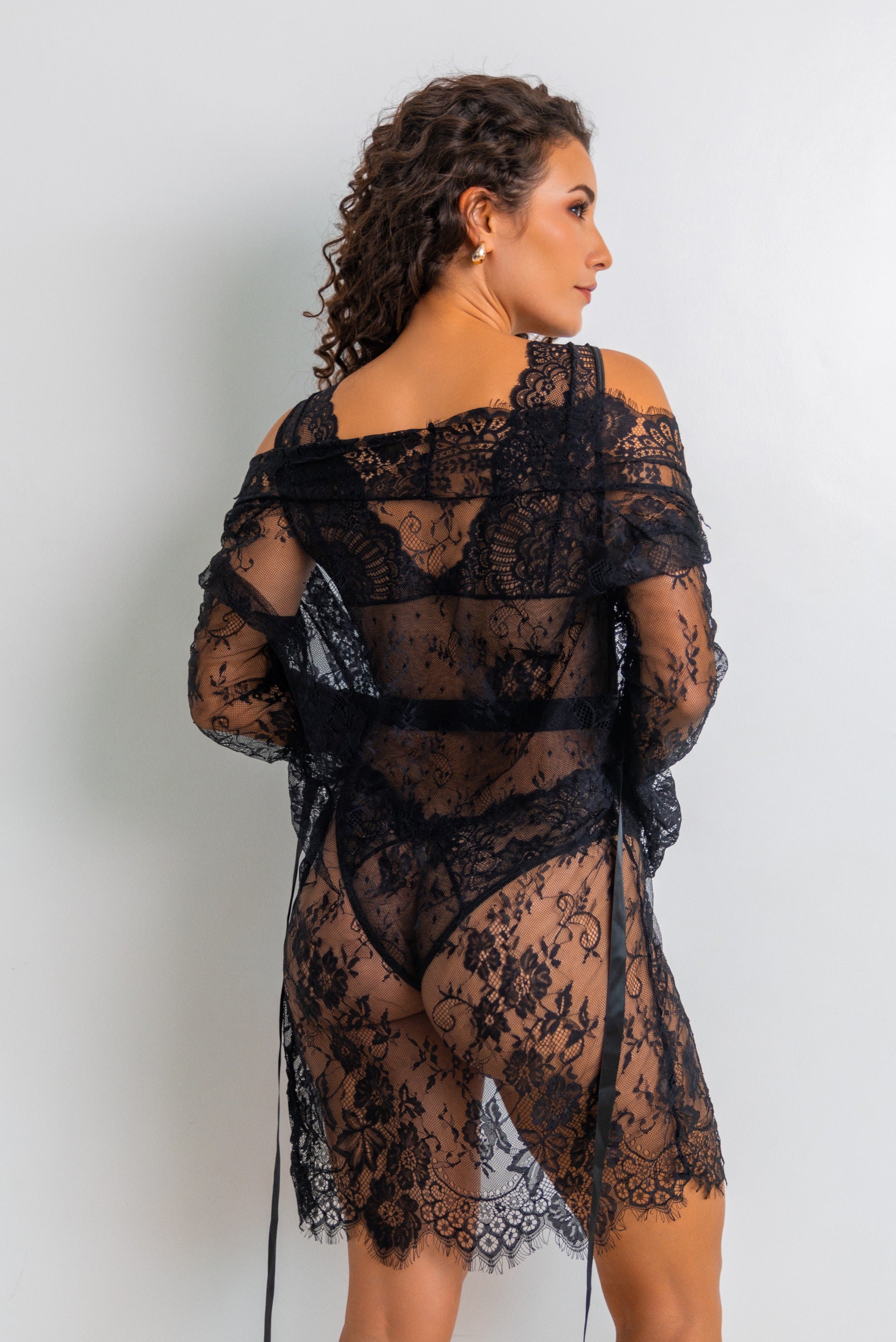 Ember Signature Lace Robe Set-Fascinating_Nights