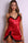 Evangeline Satin Lace Slip Dress - Red-Fascinating_Nights