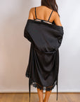Geneva Silky Robe Set - Black-Fascinating_Nights