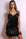 Giselle Satin Lace Slip Dress - Black-Fascinating_Nights