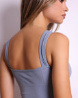 Haven Ribbed Longline Bralette Top – Gray-Fascinating_Nights