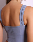 Haven Ribbed Longline Bralette Top – Gray-Fascinating_Nights